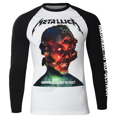 Metallica金属之王乐队长袖T恤男