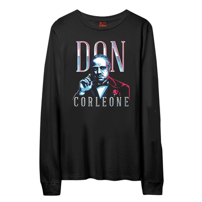 教父长袖复古男士经典电影T恤