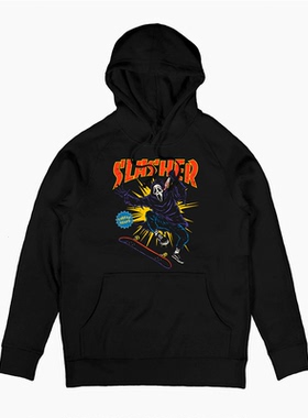 SLASHER HOODIE 斜杠青年 经典欧美高街vintage 秋冬连帽卫衣