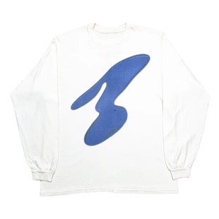 New Order新秩序乐队欧美简约涂鸦图案摇滚美式打底外穿长袖T恤男