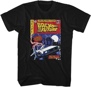 Future跑车赛车电影美式 The 复古高街vintageT恤 回到未来Back