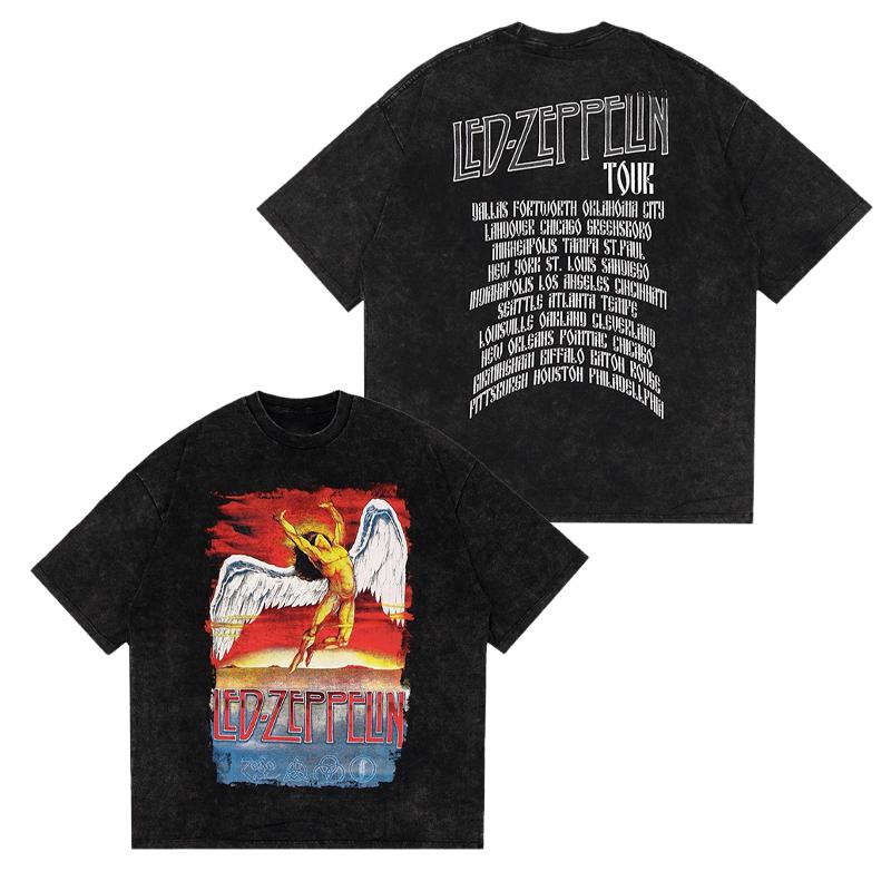 飞船乐队嘻哈LedZeppelin情侣T恤