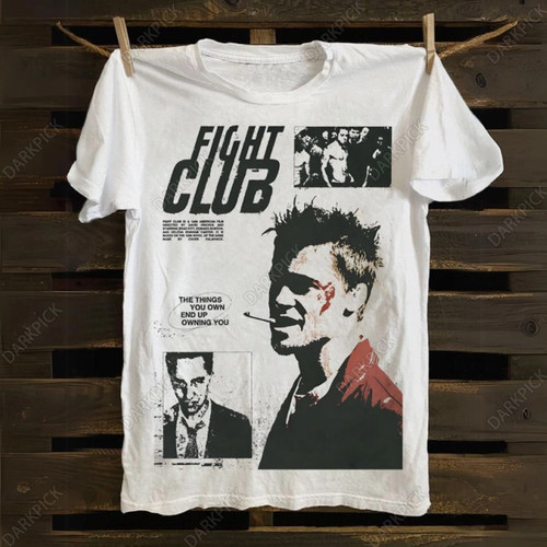 搏击俱乐部FightClub电影短T恤
