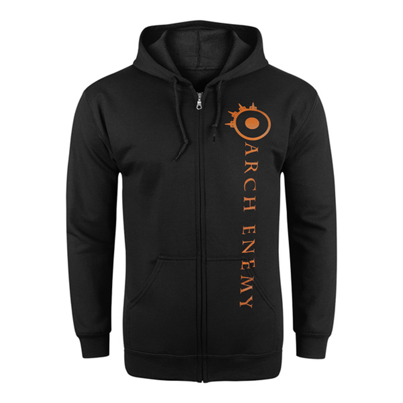 ArchEnemy乐队美式连帽拉链外套