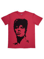 1973David Bowie Rock red Sid Vicious vintage men's short T-shirt thumbnail 3
