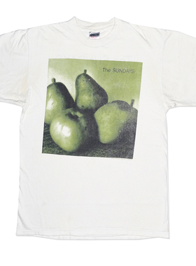 the sundays星期天乐队摇滚油画艺术梨Rock美式复古短袖男直喷T恤