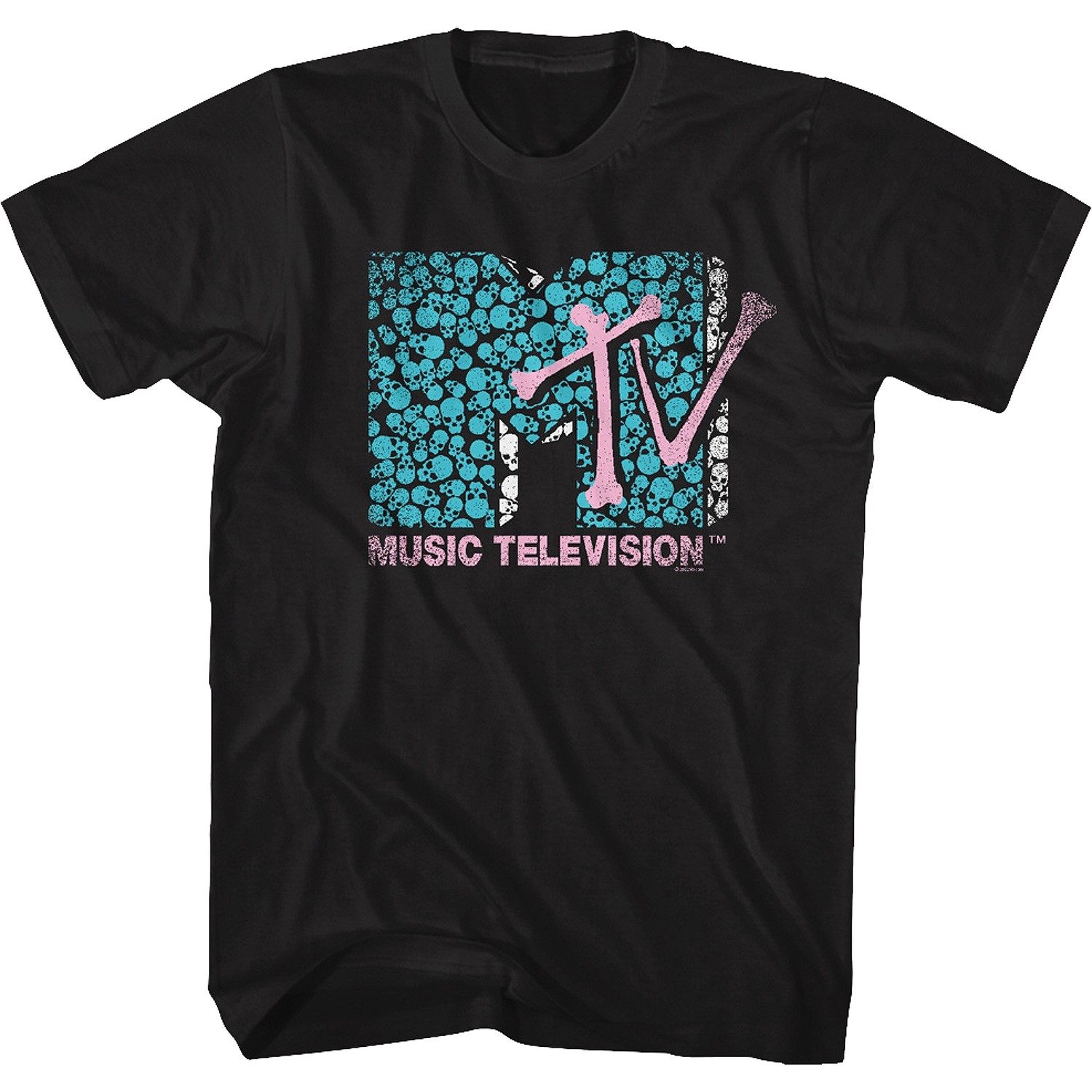 2022 Summer MTV LOGO music retro American street fashion brand loose oversized dark gray T-shirt thumbnail 8