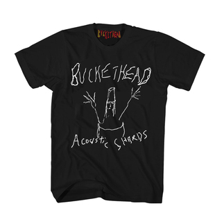 BUCKETHEAD AcousticShards布莱恩卡罗尔桶哥重磅棉摇滚吉他手T恤