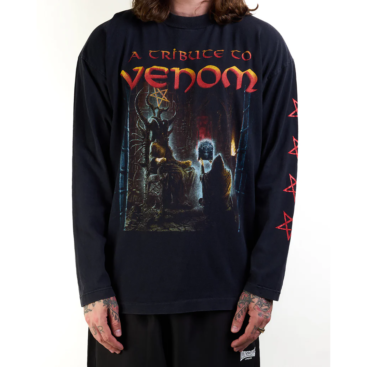 Venom毒液金属乐队摇滚长袖T恤男