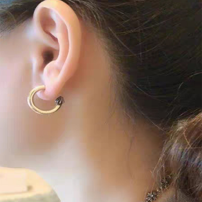 克925纯银男女款耳圈时尚耳饰耳钉