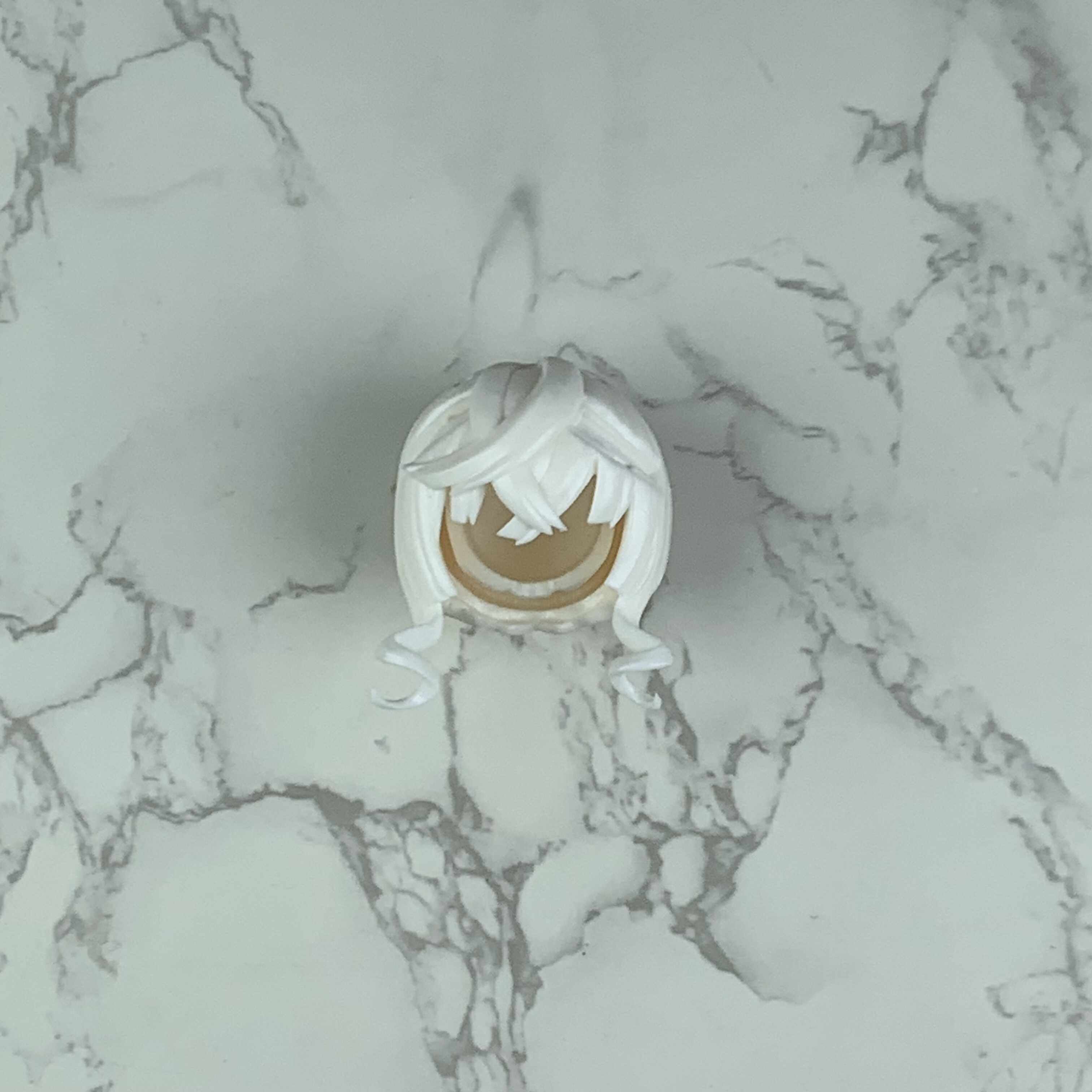 正版GSC粘土人 赛马娘 双涡轮 头发配件分尸