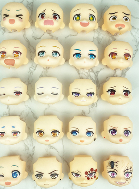 gsc粘土人表情脸壳 原神 旅行者 猫又小粥 吉普莉尔gsc替换脸日版