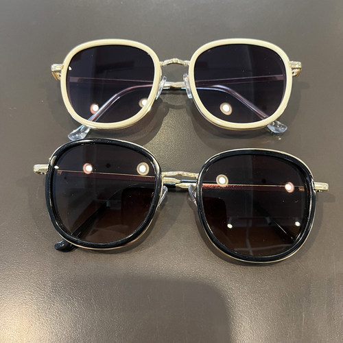 儿童太阳镜女童夏季防紫外线遮阳墨镜男宝宝金属架气质百搭眼镜潮