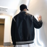春秋韩版潮流花边配饰男士夹克外套A345-1026-P105，男装夹克，电商A345