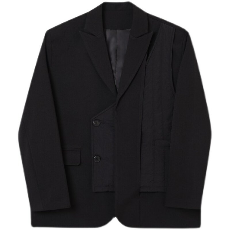 红炸街西服外套男高级感黑色上衣设计感小众A345-1823-P135,男装西服,电商A345