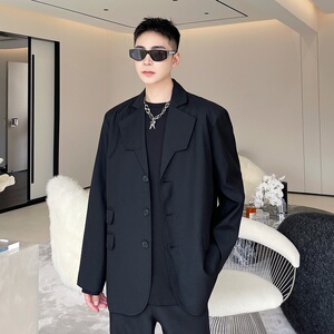 英伦风轻奢西装外套男士韩版潮流时尚正装西服上衣A345-1825-P125