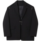2025年春季新款假二件西服铁环装饰青年流行西装A345-1865-P150，男装西服套装，电商A345