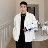 夹克男秋季韩版ins潮流帅气工装百搭休闲开衫外套A345-1831-P125，男装夹克，电商A345