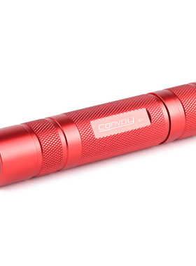 Convoy毛裤红色S2+SST40 Led 强光18650手电筒露营徒步钓鱼工作灯