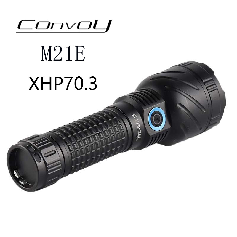 Convoy毛裤M21E XHP70.3 Led高能手电筒21700 Type-C露营钓鱼徒步