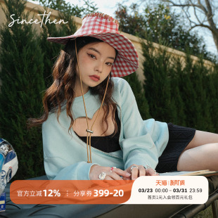 sincethen恋恋丘比特ins卫衣女2022新款 设计感小众辣妹上衣夏 春装