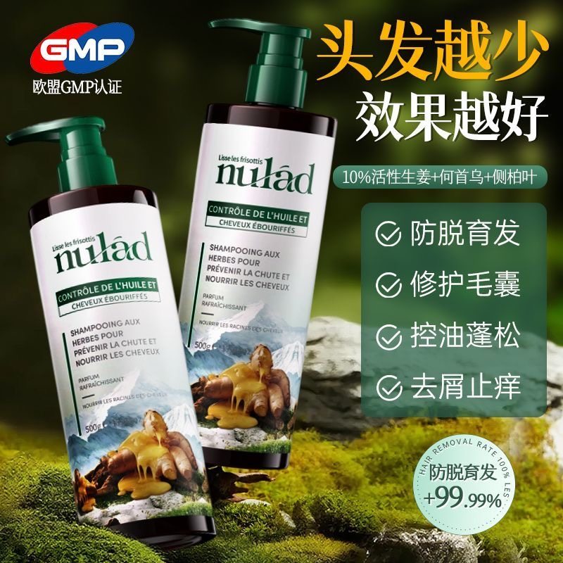 瑞士进口防脱洗发水生发育发官方正品去屑蓬松控油生姜洗发露