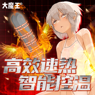 大魔王高级恒温飞机杯加热棒usb名器男倒模杯自动加热器带温控灯