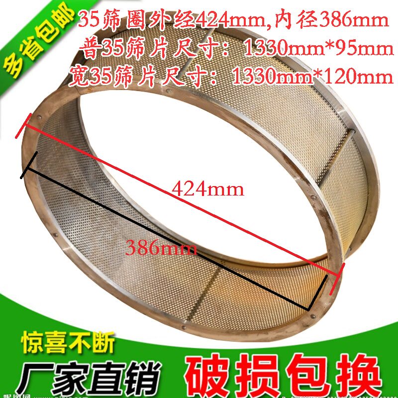 玉米粉碎机家用小型配件筛圈筛网图片