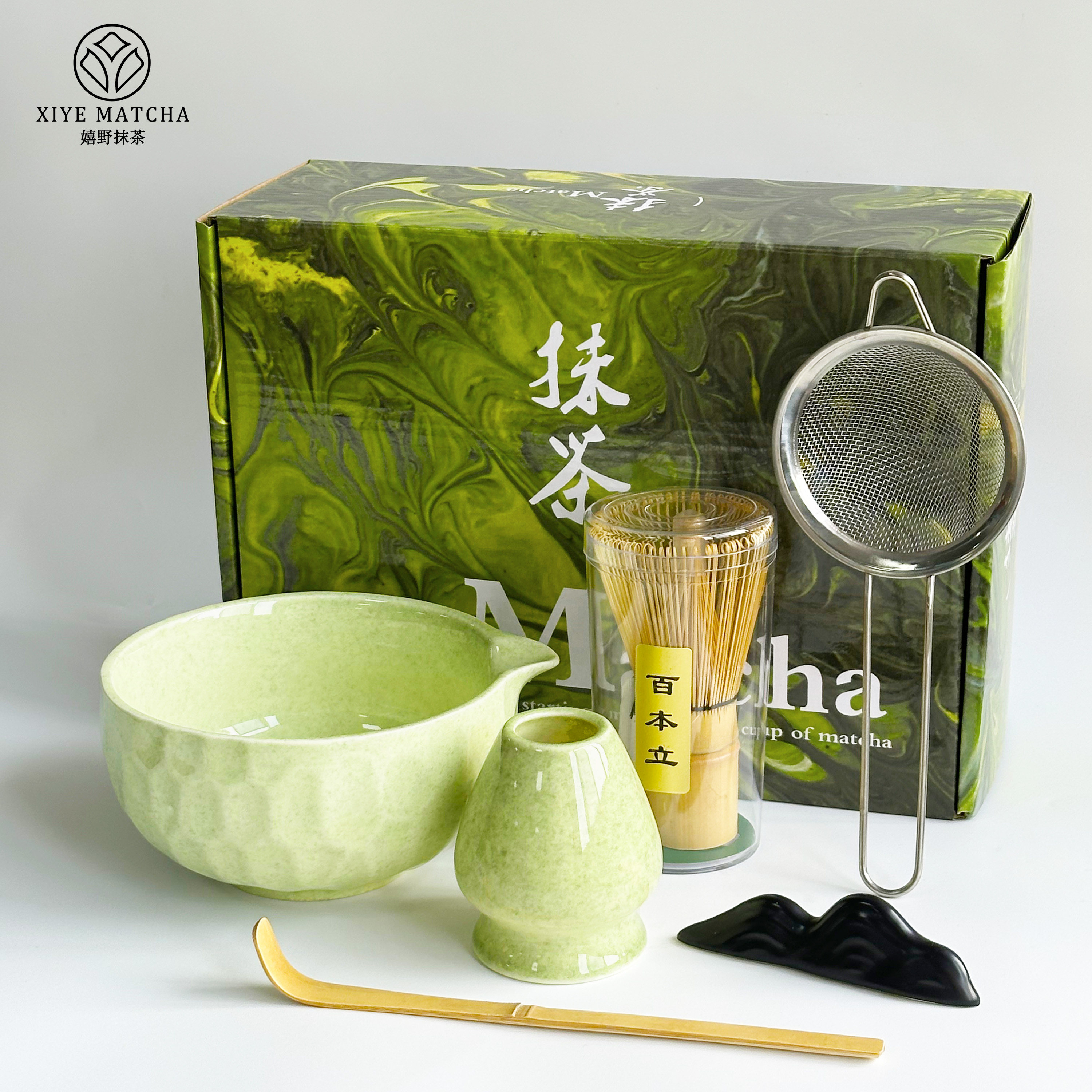 抹茶茶道套装陶瓷茶具礼盒装