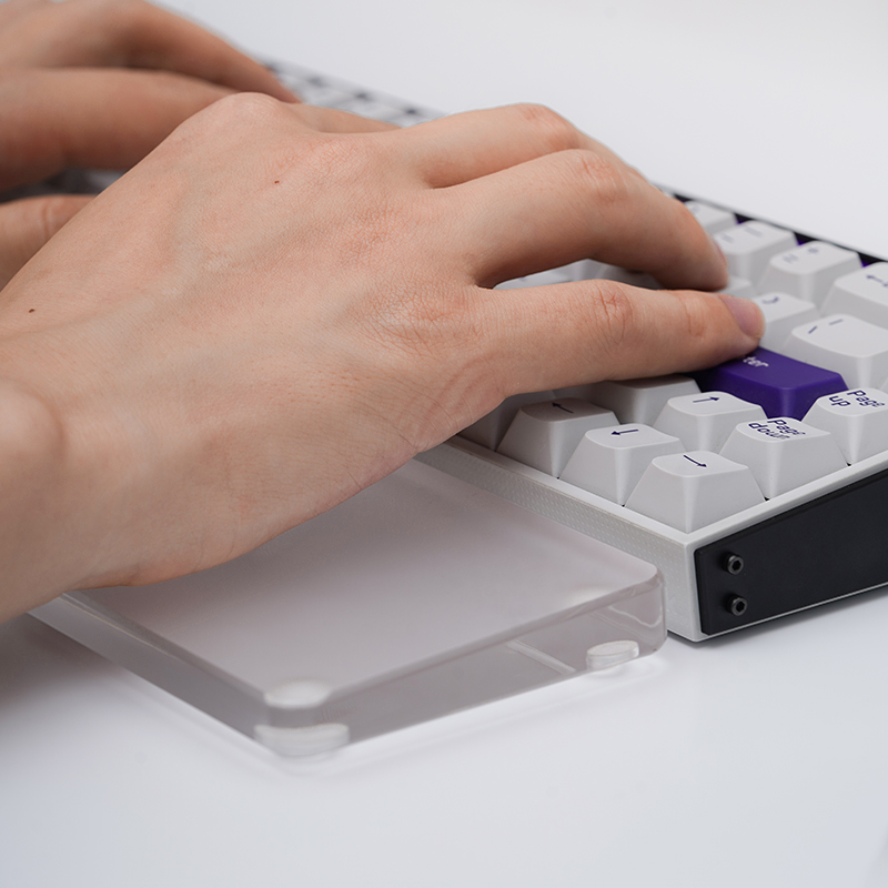 适用MelGeek小蜜蜂made68键盘手托亚克力磨砂护腕键盘掌托腕托