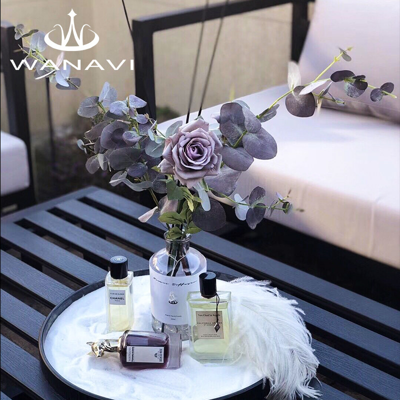 瓦萨比设计款花卉香薰花客厅摆件居家餐桌手工花艺干花家居工艺品