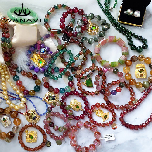 瓦萨比紫水晶黄水晶海蓝宝设计款