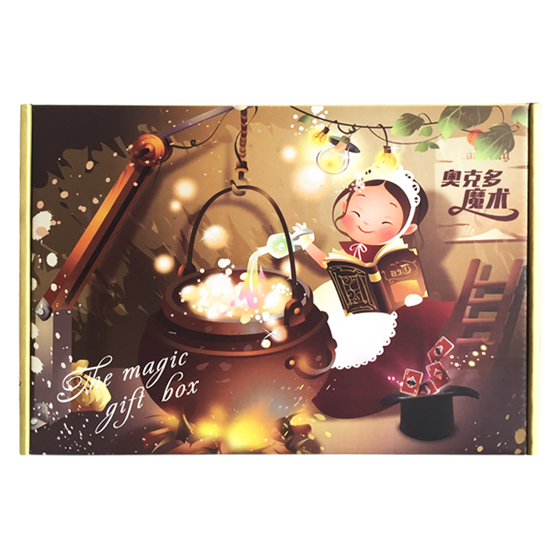 兒童魔術(shù)道具套裝禮盒初學(xué)者成人近景舞臺魔術(shù)棒撲克牌小學(xué)生玩具