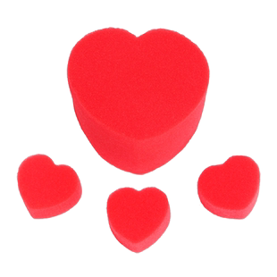 海绵心 情侣魔术 心心相印 爱心绵绵 泡妞把妹近景魔术道具