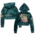 Dark Green Tiger Head Top