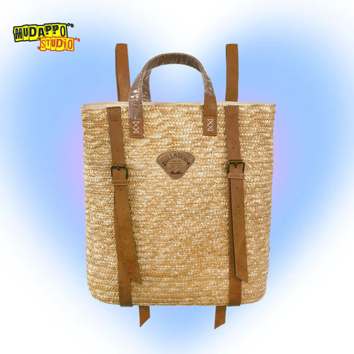 波西米亚编织旅行沙滩度假双肩包