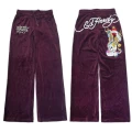 Burgundy Skull Pants (Minor Imperfections)