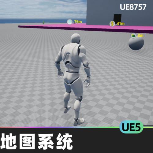 Map System地图系统5.2虚幻引擎UE5游戏导航蓝图紧急医疗服务系统