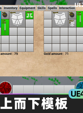 Top Down RPG Template V 2自上而下模板4.26虚幻UE5蓝图角色扮演