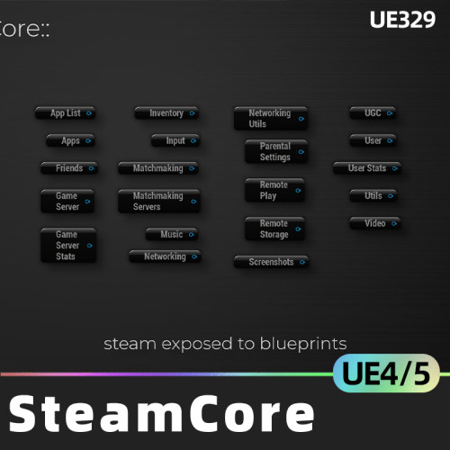 Steam Core将Steam与虚幻引擎蓝图一起使用UE4虚幻引擎UE5设计素