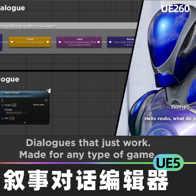 Narrative Quest and Dialogue Editor叙事对话编辑器UE5.0-5.2