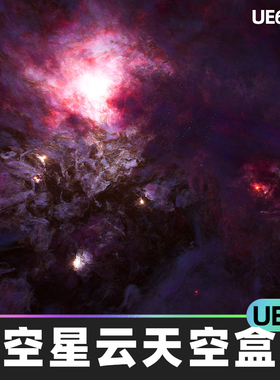 Arghanion s Cosmic Forge Space Nebula Skyboxes 5.1虚幻UE5材