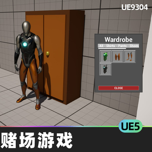 Casino Games赌场游戏UE5基诺老虎机奖品转盘蓝图货币体系虚幻