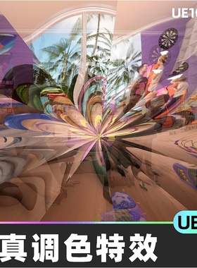 Art of Shader - Advanced Distortion失真调色特效5.5虚幻UE5