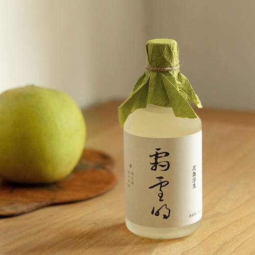 柚子米酒自研草本曲清新柚皮感