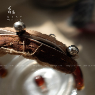 述白集 高端银壶提梁壶防烫布套 纯手工刺绣茶壶把手加厚棉隔热布