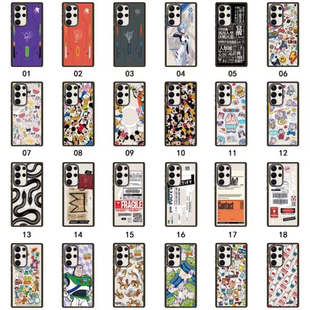 CASETi適三星GalaxyS25Ultra官方同款 23全包防摔保護(hù)套S24＋亞克力來(lái)圖定制DIY手機(jī)殼 SamsungS22 聯(lián)名手機(jī)殼