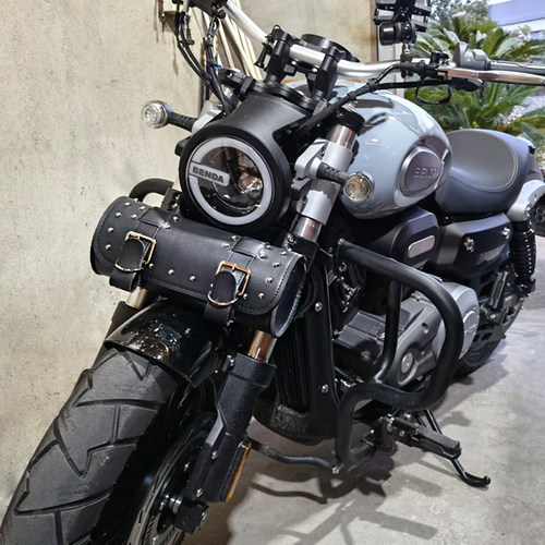 复古吉拉300钱江哈雷太子车头包