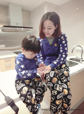 『芝麻饭儿』自主潮牌BABY CHIMA冲上云霄同款儿童装星星亲子外套