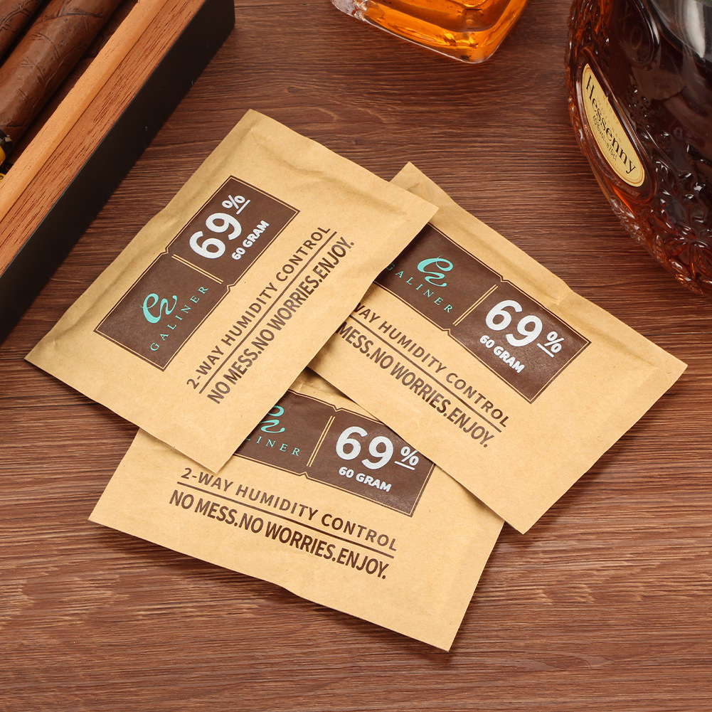 雪茄增湿恒湿69%保湿包60g雪茄盒专用保湿片密封独立包装加湿包